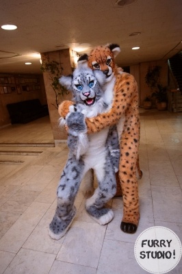 Our 2 first fursuits Gabriel and Chester_5