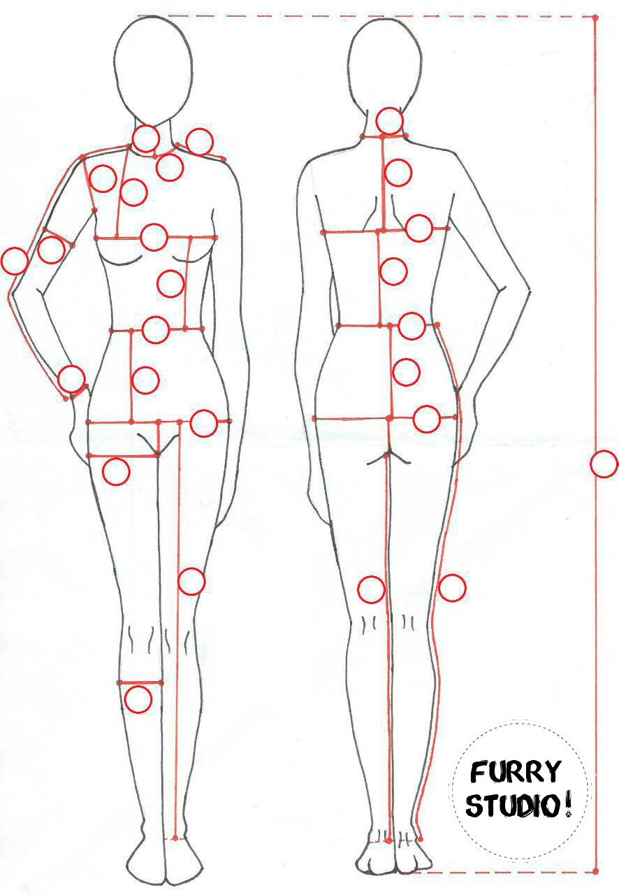 Body measurment form for fursuit